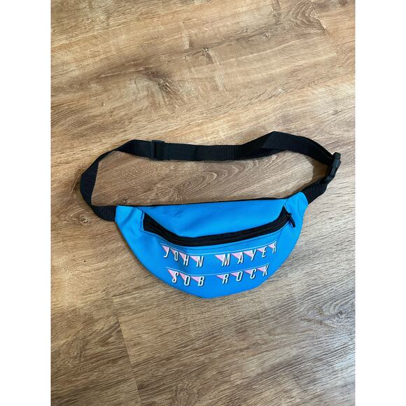 John Mayer Sob Rock Tour 2022 VIP Fanny Pack Blue Pink - Picture 1 of 3